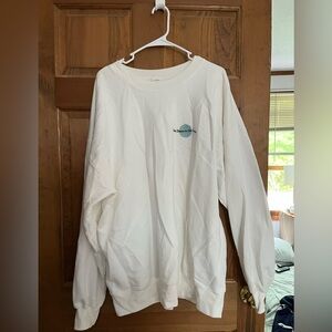 “you deserve the world” unfinished crewneck